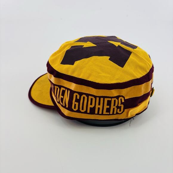 VTG 80s Minnesota Golden Gophers Genuine Crowd Cap Hat ~ Painters Style Cadet - Picture 4 of 8